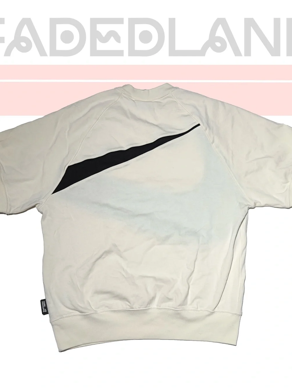 Nike Men’s Cream Short-Sleeve Swoosh Graphic Shirt